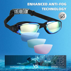 Haute qualité confortable coloré Anti-buée pas de fuite lunettes de natation adultes femmes hommes jeunesse lunettes de natation - Product Image 2