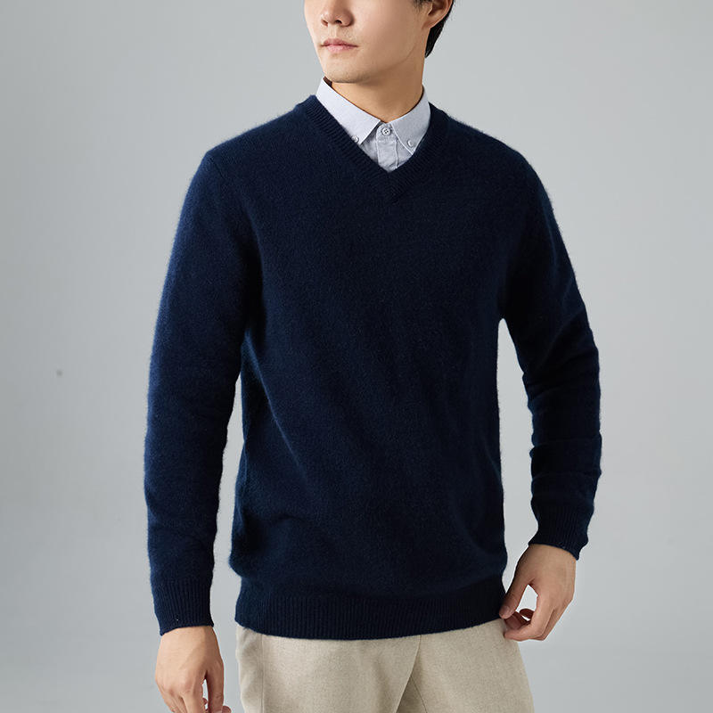 V-neck[sy814] navy blue