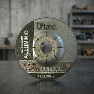 Disco Abrasivo de Óxido de Aluminio TTAKE, Duradero, de 4 Pulgadas y 3.2 mm de Grosor, Alta Dureza, Centro Depresado, para Cortar Acero y Aluminio - Product Image 3