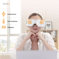 Lunettes de Massage Oculaire Sans Fil Pangao 3D Digitales Intelligentes Chauffantes et Vibrantes pour la Détente et le Soin des Yeux Fatigués