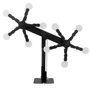<span class=keywords><strong>Cible</strong></span> tournante extérieure d'alliage de double étoile en métal pour le jeu de formation de pratique de tir - Product Image 2