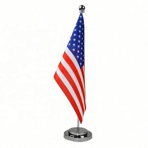 Mini drapeau de bureau personnalisé pour la publicité d'intérieur Drapeau de table imprimé cadeau de promotion personnalisé - Product Image 5