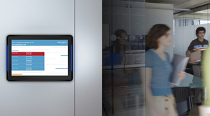 Wallmounted Commercial Use 13.3'' 15.6'' <b>10</b> Point Capacitive Touch Screen With WIFI POE Power Booking Series Meet - Product Image 2
