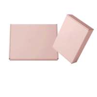 Boîte en carton ondulé avec logo personnalisé en feuille d'or gaufrée, boîte en carton mat pour l'emballage d'aliments, de savon, de bougies