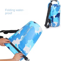 Sac de plage pliable et portable en bâche PVC imperméable avec logo personnalisé d'usine, sac étanche pour activités de plein air et océan, 2L/3L/5L/15L, toutes saisons