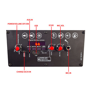 Altavoz inalámbrico bafle, dispositivo <span class=keywords><strong>de</strong></span> audio boombox <span class=keywords><strong>de</strong></span> 8 pulgadas, luz intermitente <span class=keywords><strong>de</strong></span> graves, 2023 - Product Image 3