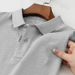 Polo para Hombre con Aberturas Laterales, Estilo Moderno, Casual, Manga Corta, Transpirable, para Verano - Product Image 4