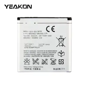 Good quality mobile phone digital batteries BA700 for Sony Xperia Neo V 3.7V 1500mAh Rechargeable battery