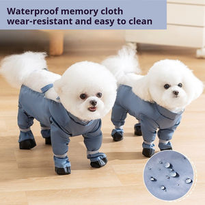 Pantalon pour chien imperméable et résistant à la saleté pour petits et moyens chiens-Pantalon polyvalent anti-poussière pour animaux de compagnie pour la protection du ventre et des pieds - Product Image 2