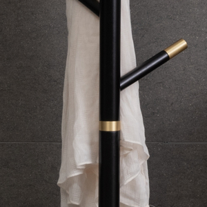 Soporte de abrigo de madera creativo de alto lujo para sala de estar dormitorio piso de madera maciza sombrero ropa colgante soporte de abrigo de calidad Premium - Product Image 5