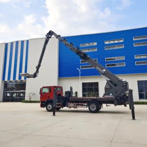Truk Pengangkat Konstruksi JIUHE 45VK 45m dengan Boom Teleskopik Lipat, Truk <span class=keywords><strong>Platform</strong></span> Kerja Aerial - Product Image 5