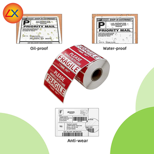 Tay Cầm 3X2 Inch Chăm Sóc Dễ Vỡ Cảm Ơn Bạn Cảnh Báo Đóng Gói Nhãn Vận Chuyển Nhãn Dán Dính Vĩnh Viễn - Product Image 6