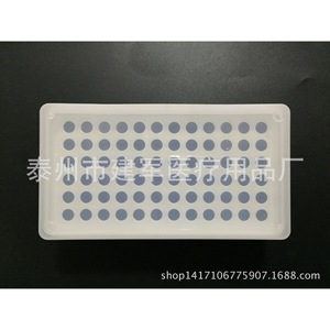 Soporte para tubos de ensayo Taizhou Jianjun Medical Supplies, 60 orificios, para uso en laboratorio, estéril, esterilizado con epoxihexano - Product Image 1