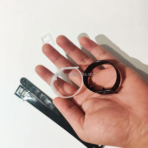 Vente en gros d'usine d'étiquette de bagage en PVC noir bon marché <span class=keywords><strong>sangle</strong></span> d'étiquettes de bagage en PVC de couleur personnalisée - Product Image 2