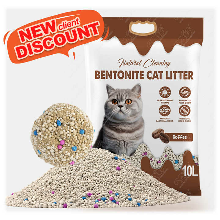 Deodorized Bentonite Cat Litter 10 Pounds