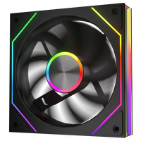 Ventilateurs ARGB noir et blanc de 120mm pour boîtier PC et refroidisseur liquide Refroidissement de jeu haute Performance Ventilateur RVB de refroidissement d'ordinateur
