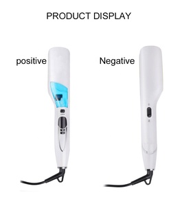 Professionale in ceramica rivestita LCD vapore piatto ferro piastra per capelli spazzola pettine elettrico per uso domestico Hotel fabbricati a vapore caldo - Product Image 3