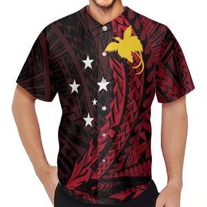Camiseta personalizada con estampado del 50. ° aniversario de la independencia de Papúa Nueva Guinea, uniforme de béisbol para hombre, camisetas informales para hombre - Product Image 3