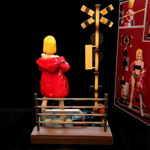 Jouets en résine PVC personnalisés de haute qualité, Action et jouet 38cm, posture debout, <span class=keywords><strong>Sexy</strong></span>, scène de fille, figurines anime <span class=keywords><strong>DBZ</strong></span> Android 18 - Product Image 4