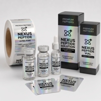 Étiquettes d'emballage haut de gamme, autocollants adhésifs personnalisés pour bouteilles, bocaux, contenants cosmétiques et emballages de produits de style de vie