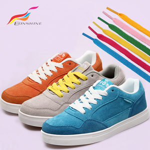 Commercio all'ingrosso Multi Colori di Poliestere Piatto Corda <span class=keywords><strong>8mm</strong></span> addensato Lacci Delle Scarpe Per Runner - Product Image 1