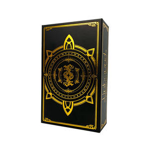 Premium exquisito oro estampado <span class=keywords><strong>Tarot</strong></span> Oracle naipes personalizado impreso ilustrado cubierta guía hecha aplicación familiar - Product Image 1