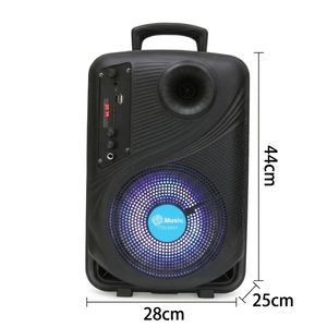 Haut-parleur portable d'extérieur TTD-8251 de <span class=keywords><strong>8</strong></span> pouces pour karaoké, caisson de basses en plastique, enceinte audio de voiture 20W 10W - Product Image 3