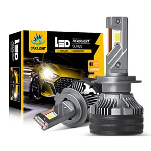Lâmpadas LED H4 de alta potência personalizadas para carros, acessórios de alumínio universal para carros, 120 W, 13200lm, 12V, com faróis LED H7 H11