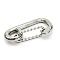 Mousqueton pivotant à déclenchement rapide en acier inoxydable 316, clip de plongée, quincaillerie marine pour bateau