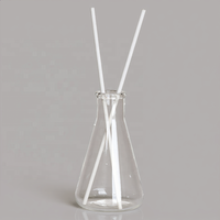 Bouteilles diffuseurs coniques en verre personnalisées en usine, de 50 ml à 300 ml, flacons en verre vides pour aromathérapie, couleur et logo personnalisables