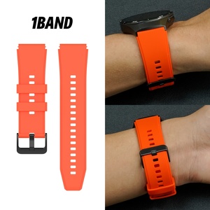 Compatible avec <span class=keywords><strong>Amazfit</strong></span> GTR 4/3 Pro Bip <span class=keywords><strong>5</strong></span> GTR 47mm Smart <span class=keywords><strong>Band</strong></span>, bracelet de sport en silicone de 22 mm, confortable et ajustement parfait. - Product Image 2