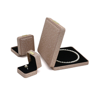 Bon prix prix de gros conception de luxe boîte à bijoux boîte cadeau en polyuréthane boîte d'emballage de bijoux