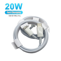Câble de charge rapide USB-C vers 8 broches 20W avec boîte de vente au détail pour iPhone 14 13 12 11 – Vente en gros usine