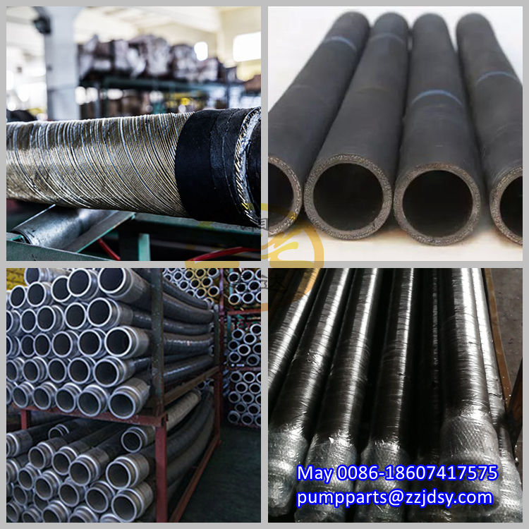 コンクリートポンプ配送ホース、SK/MF/ZX/HDカップリング付き4鋼線層