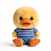 Peluche Canard Personnalisée avec Logo en Gros – Adorable Canard Jaune en Peluche pour Fêtes d'Enfants