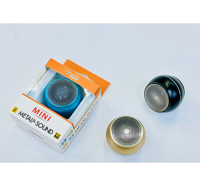 MATE-C59 Portable Mini Wireless Stereo Speaker Desk Stand Blue Tooth Metal Subwoofer Outdoor Speaker for Mobile Phones