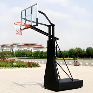 <span class=keywords><strong>Canestro</strong></span> da Basket Idraulico Approvato FIBA, <span class=keywords><strong>Pieghevole</strong></span> e Portatile con Supporto per Competizioni - Product Image 2