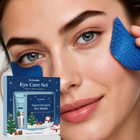 Patchs Hydrogel Éclaircissants Coréens OEM VB3 pour les Yeux, Masque Anti-Cernes et Anti-Poches à la Niacinamide, Soins des Yeux et de la Peau