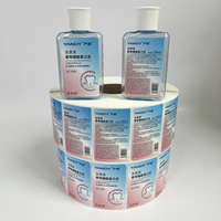 Étiquettes autocollantes en vinyle personnalisées de haute qualité, imperméables, en rouleau, pour l'emballage de bougies et d'artisanat avec logo