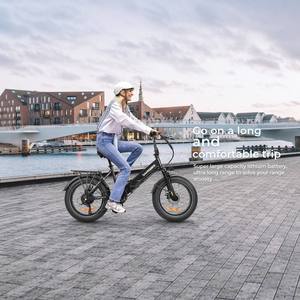 จักรยานไฟฟ้าไฮบริดยางโตพับได้ Samebike OEM แบตเตอรี่ลิเธียม รับประกันหนึ่งปี - Product Image 5