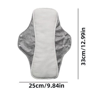 Coussinets d'allaitement réutilisables en mousseline de coton lavée, respirants, pour la nuit et la journée, double usage, <span class=keywords><strong>serviette</strong></span> de maternité - Product Image 5
