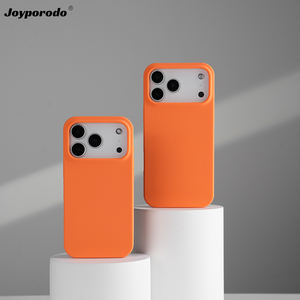 JOYPORODO étui en silicone <span class=keywords><strong>orange</strong></span> en gros pour iPhone 17 Pro Max étui en silicone de haute qualité pour iPhone 15 Pro Max pour iPhone - Product Image 4