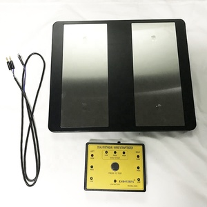Sistema de controle de acesso, testador de pulso e alça para pés, função de saída esd