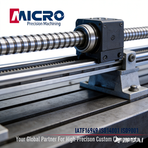 Vis à billes trempées par induction, axe de guidage linéaire de précision pour machine CNC - Product Image 2