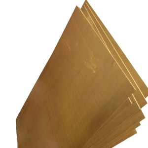 Plaque en laiton poli TG ASTM C35000 Grade C27000 (59% Cu) Résistance 300 MPa Élongation 40% Usage industriel Service de découpe sur mesure - Product Image 1