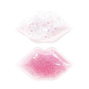 Paquete de hielo en forma de labio, Gel reutilizable, paquete de hielo para estética con brillo - Product Image 4