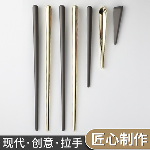 Furniture Handle Zinc Alloy Lever <b>Cabinet</b> Door Hardware Durable Contemporary Wardrobe Drawer Pull Gray Plated - Product Image 5