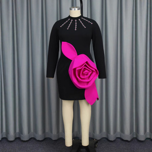 Vestidos de Manga Larga con Estampado Africano, Vestido de Fiesta para Mujer, Moda - Product Image 3