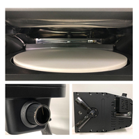 Four à pizza extérieur rotatif en acier inoxydable de 12 pouces Eureka feu au gaz propane avec pierre autoportant pour usage domestique hôtel voiture