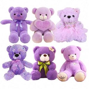 Grands jouets en peluche super doux, ours en peluche géant pour anniversaire, animaux en peluche personnalisés en gros, poupée en coton PP, nouveau design anime - Product Image 3